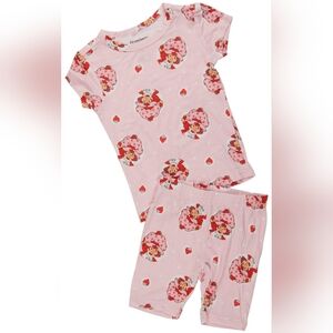 Strawberry Shortcake Little Girls 2 Pc Pajama Shorts Set